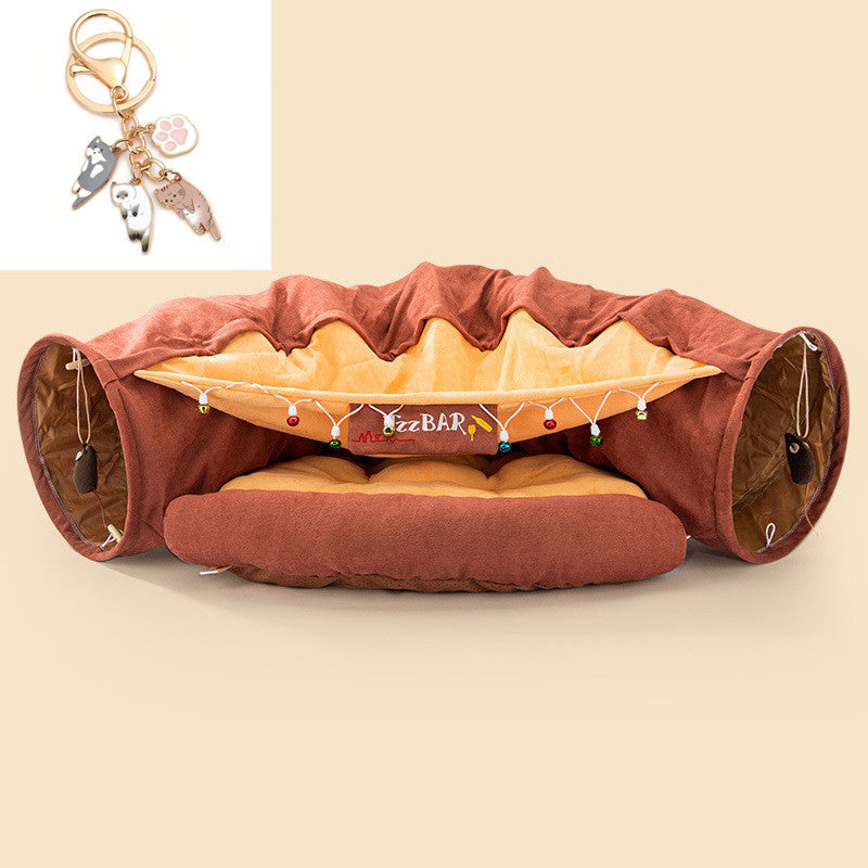 CalmaPlay™ Collapsible Cat Tunnel