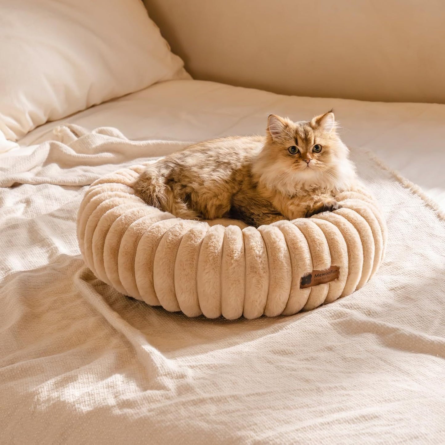CalmaNest™ Cozy Donut Bed
