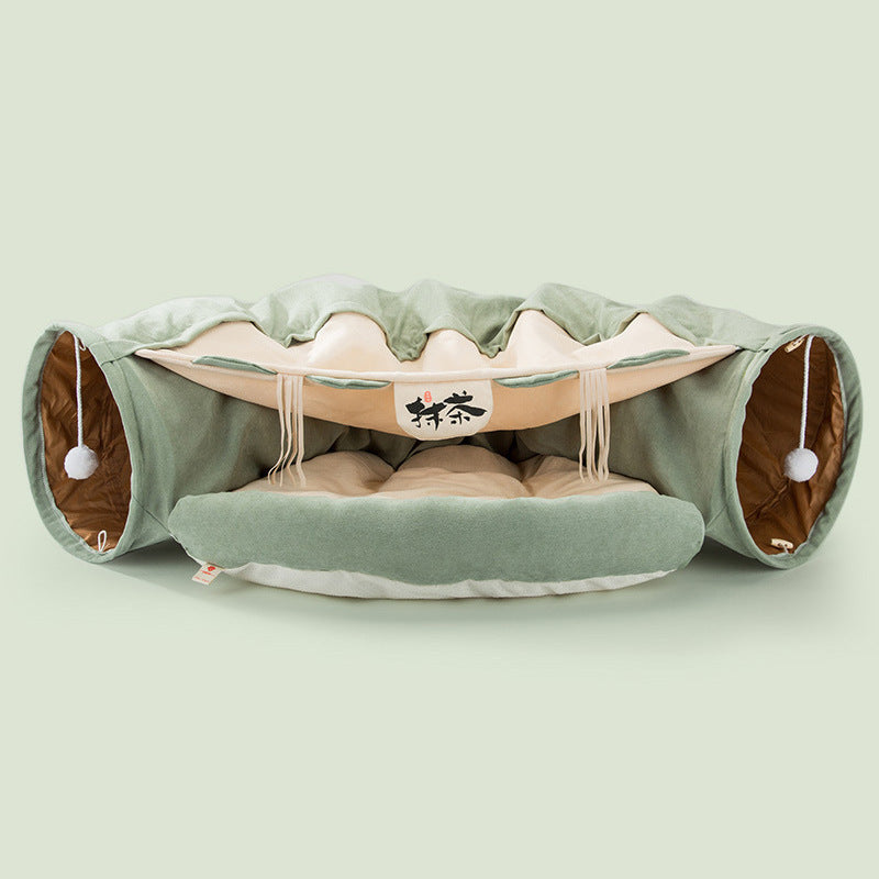 CalmaPlay™ Collapsible Cat Tunnel
