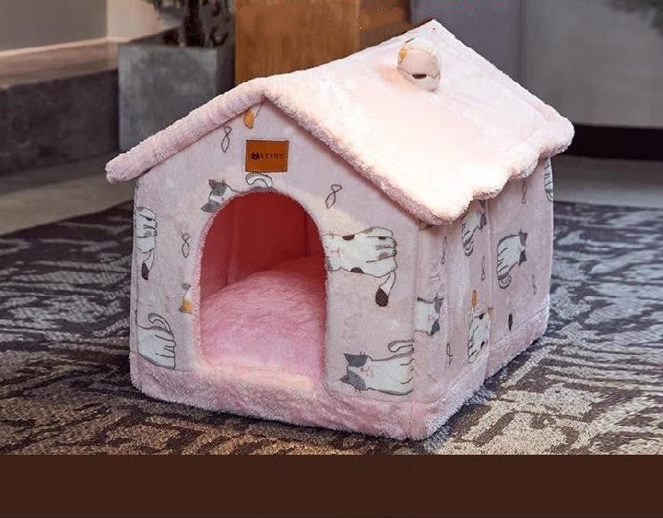 CalmaNest™ Foldable Dog House & Bed