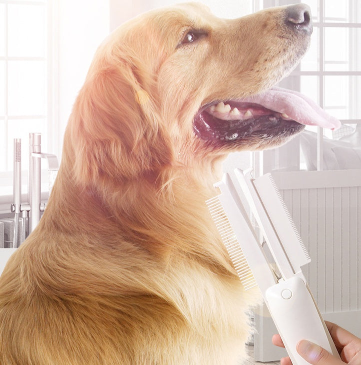CalmaGroom™ Self-Cleaning Pet Brush