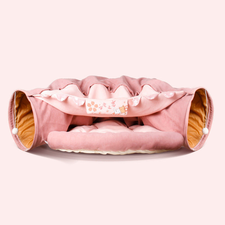 CalmaPlay™ Collapsible Cat Tunnel
