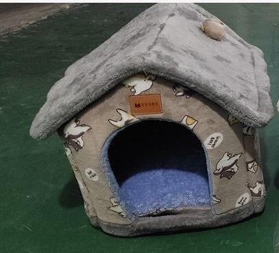 CalmaNest™ Foldable Dog House & Bed