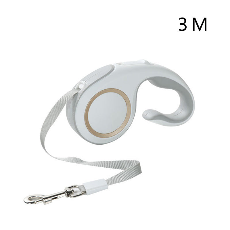 CalmaFlex™ Automatic Retractable Dog Leash – 5/3M Smooth Control & Comfort Grip | Calma Zoo