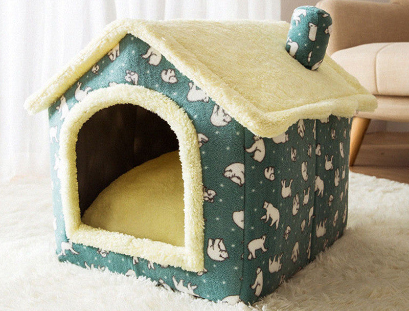 CalmaNest™ Foldable Dog House & Bed