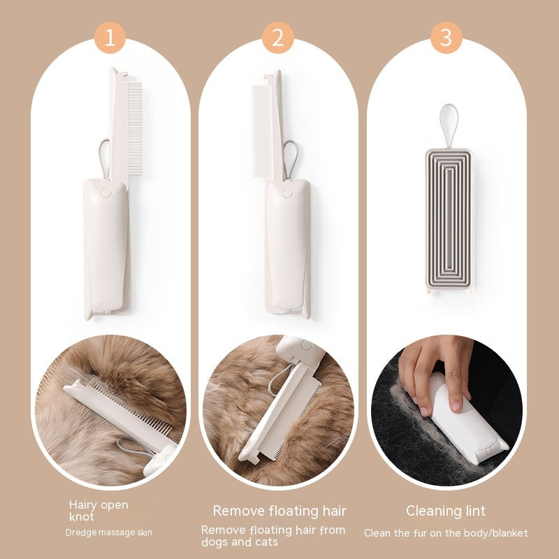 CalmaGroom™ Self-Cleaning Pet Brush