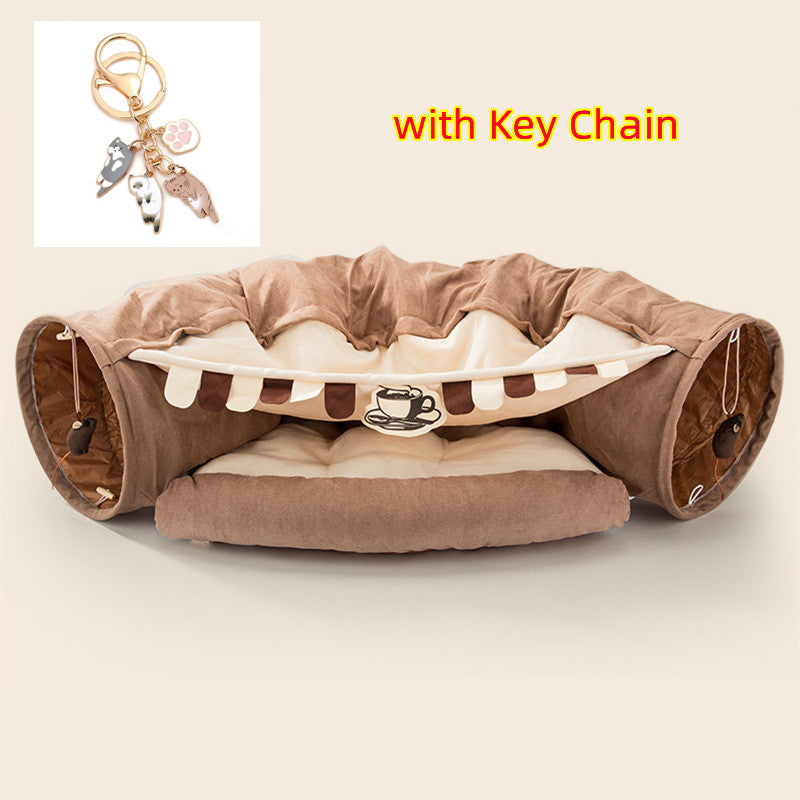 CalmaPlay™ Collapsible Cat Tunnel