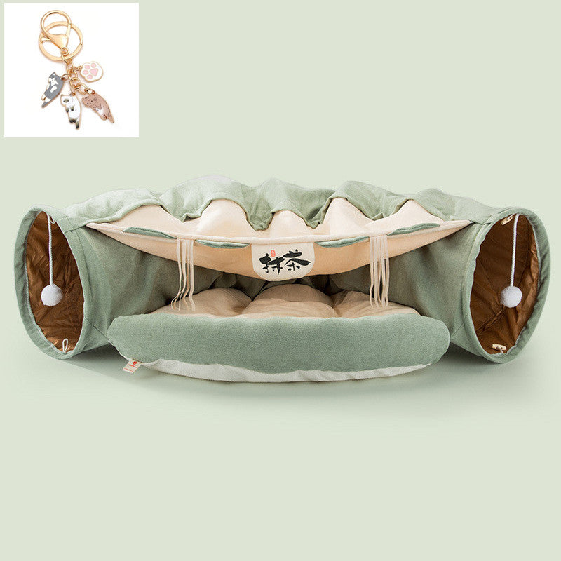 CalmaPlay™ Collapsible Cat Tunnel