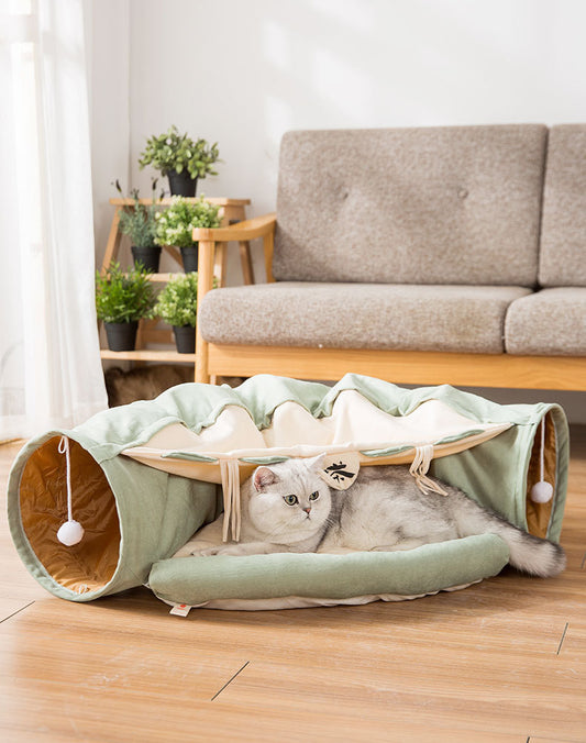 CalmaPlay™ Collapsible Cat Tunnel