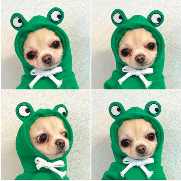 CalmaFruit™ Cozy Fleece Hoodie for Small Dogs & Cats
